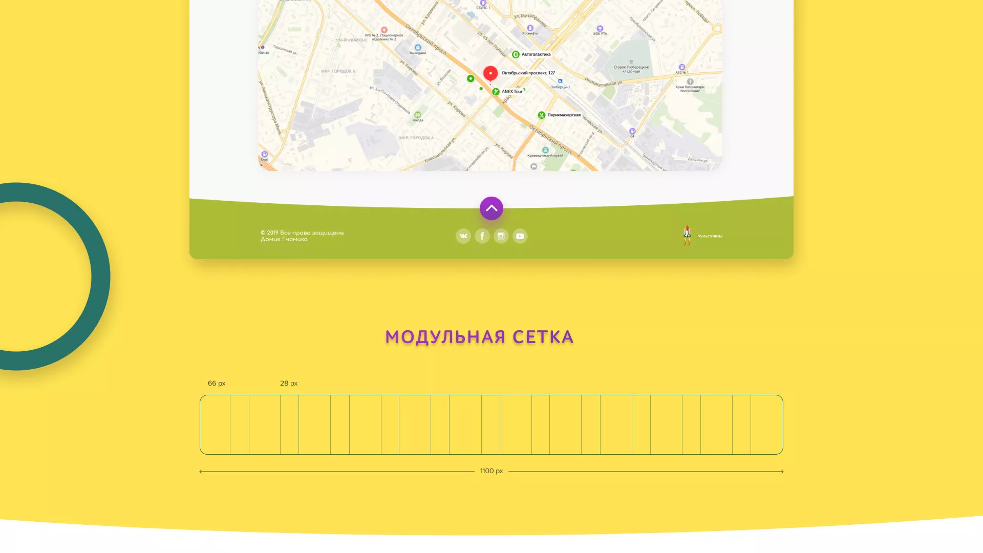 Разработка сайта детского активити-клуба «Домик гномика» в Щиграх
