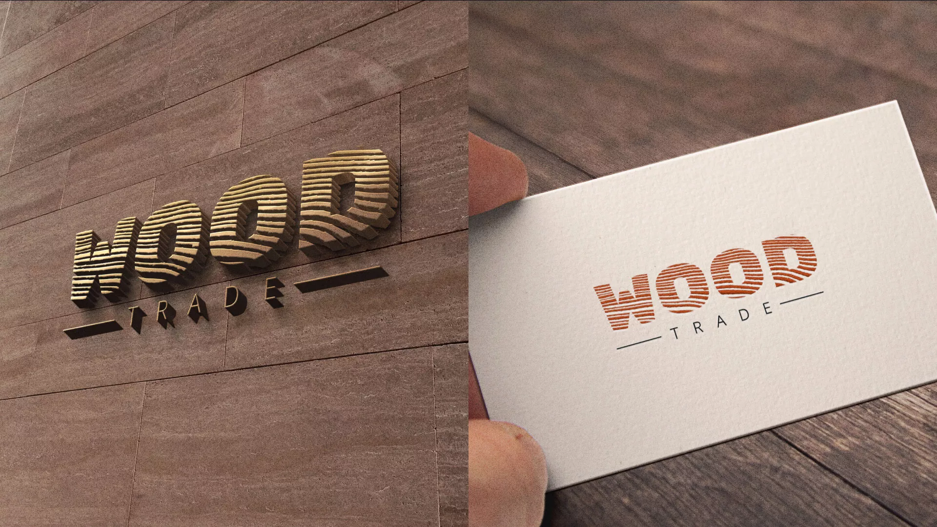 Разработка логотипа для компании «Wood Trade» в Щиграх