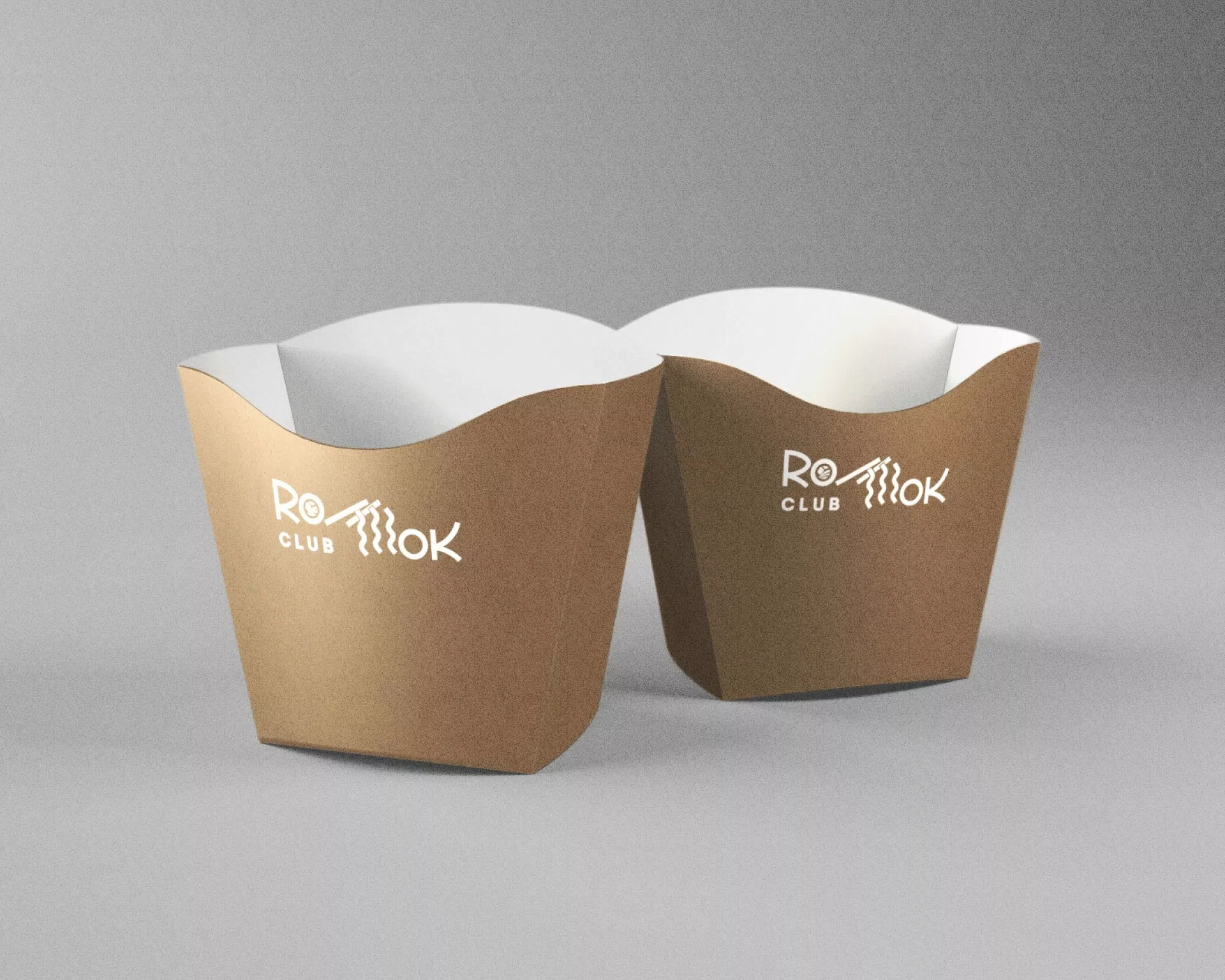 Создание дизайна упаковки суши-бара «Roll Wok Club» в Щиграх